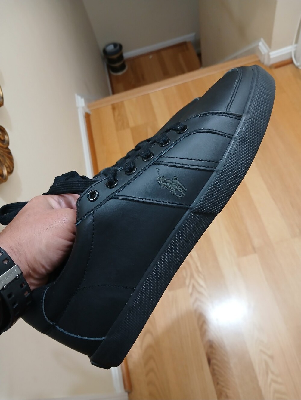 Polo X Ralph Lauren Hugh Leather Low-Top Shoes Athletic/Casual Shoes 12 for Men - Picture 2 of 12